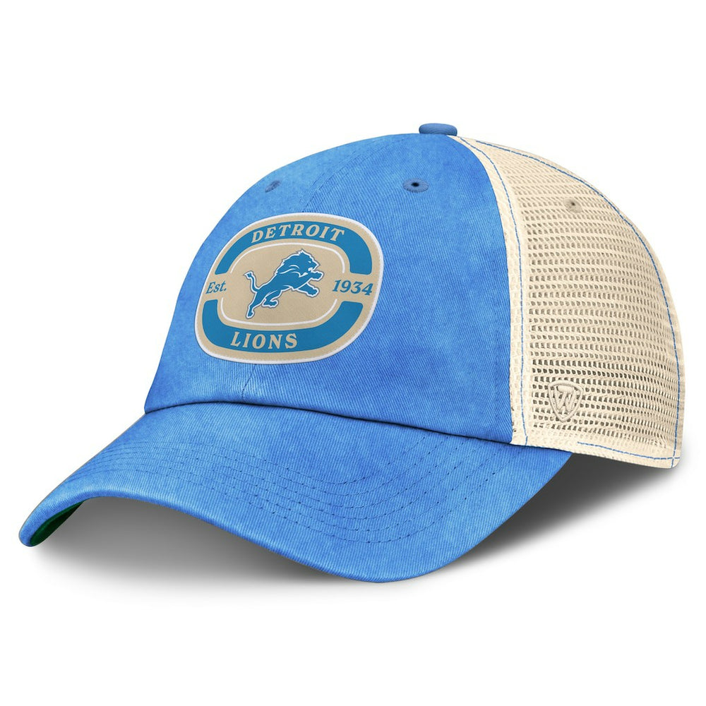 Top of the World Team Patch Adjustable Hat - Detroit Lions