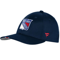 NHL Navy New York Rangers Fanatics Youth 2025 NHL Draft Authentic Pro On-Stage Podium Adjustable Hat