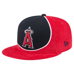 MLB Los Angeles Angels New Era Retro Split Corduroy Snapback Hat