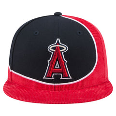 MLB Los Angeles Angels New Era Retro Split Corduroy Snapback Hat