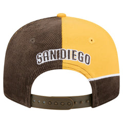 MLB San Diego Padres New Era Retro Split Corduroy Snapback Hat