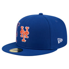 MLB New York Mets New Era Yarn Stitch 59FIFTY Fitted Hat