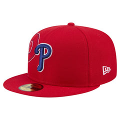 MLB Philadelphia Phillies New Era Yarn Stitch 59FIFTY Fitted Hat
