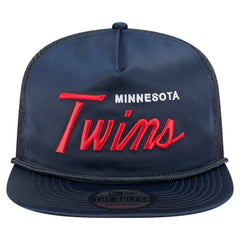 MLB Minnesota Twins New Era Retro Satin Script Golfer Adjustable Hat