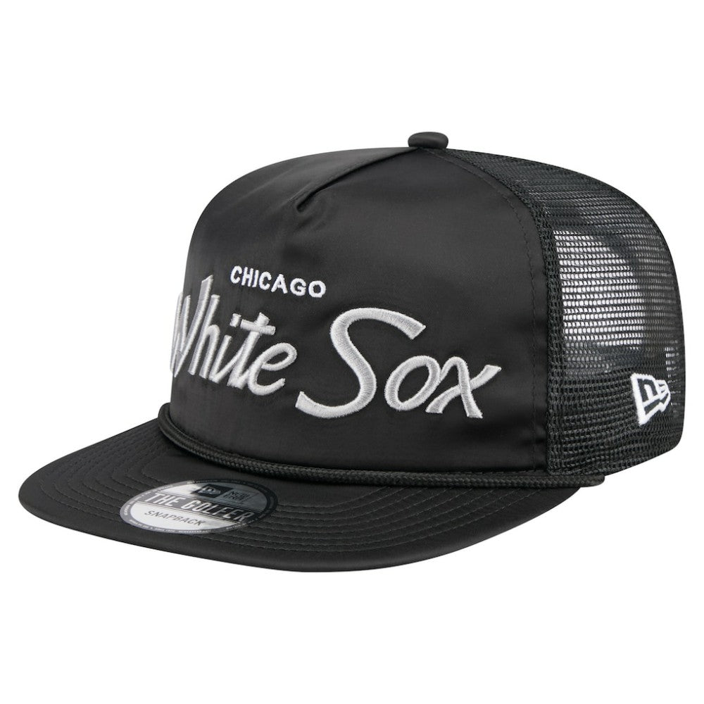 MLB Chicago White Sox New Era Retro Satin Script Golfer Adjustable Hat