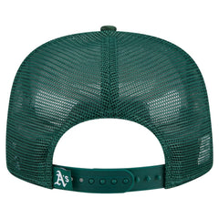 MLB Athletics New Era Retro Satin Script Golfer Adjustable Hat