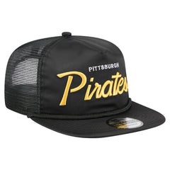 MLB Pittsburgh Pirates New Era Retro Satin Script Golfer Adjustable Hat