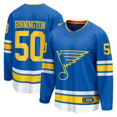 NHL Blue Jordan Binnington St. Louis Blues Fanatics Home Breakaway Player Jersey