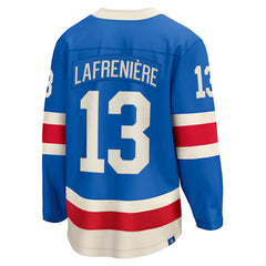 NHL Blue Alexis Lafreniere New York Rangers Fanatics Centennial Breakaway Jersey