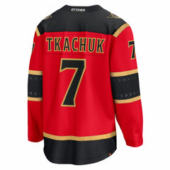 NHL Red Brady Tkachuk Ottawa Senators Fanatics Alternate Breakaway Jersey