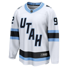 NHL White Logan Cooley Utah Mammoth Fanatics Away Breakaway Player Jersey