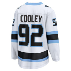 NHL White Logan Cooley Utah Mammoth Fanatics Away Breakaway Player Jersey