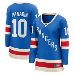 NHL Blue Artemi Panarin New York Rangers Fanatics Women's Centennial Breakaway Jersey