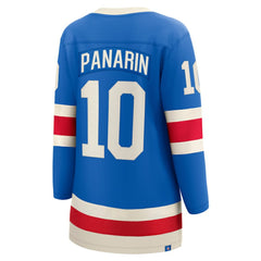 NHL Blue Artemi Panarin New York Rangers Fanatics Women's Centennial Breakaway Jersey