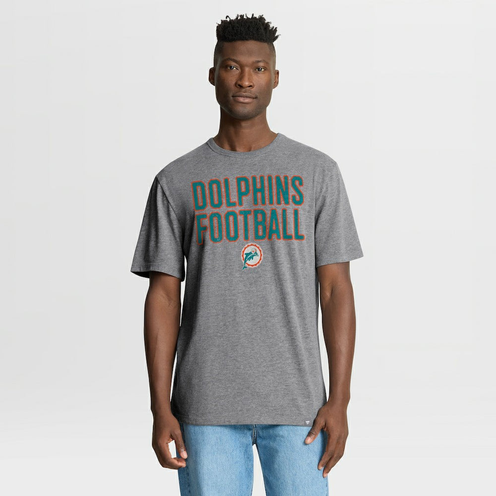 First Down Tribute Tri-Blend T-Shirt - Miami Dolphins