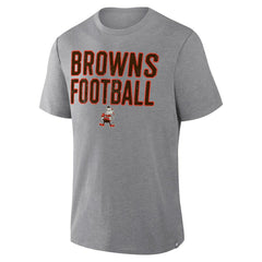 First Down Tribute Tri-Blend T-Shirt - Cleveland Browns