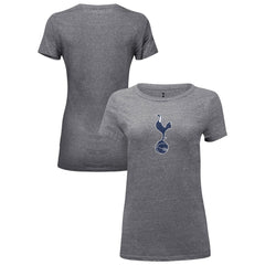 Tottenham Hotspur 1863FC Women's Color Badge Tri-Blend T-Shirt - Heather Gray