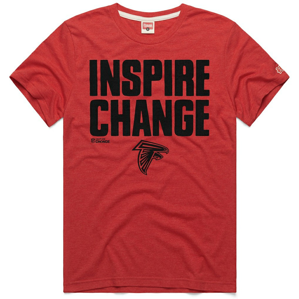 Homage Unisex 2024 Inspire Change Tri-Blend T-Shirt - Atlanta Falcons