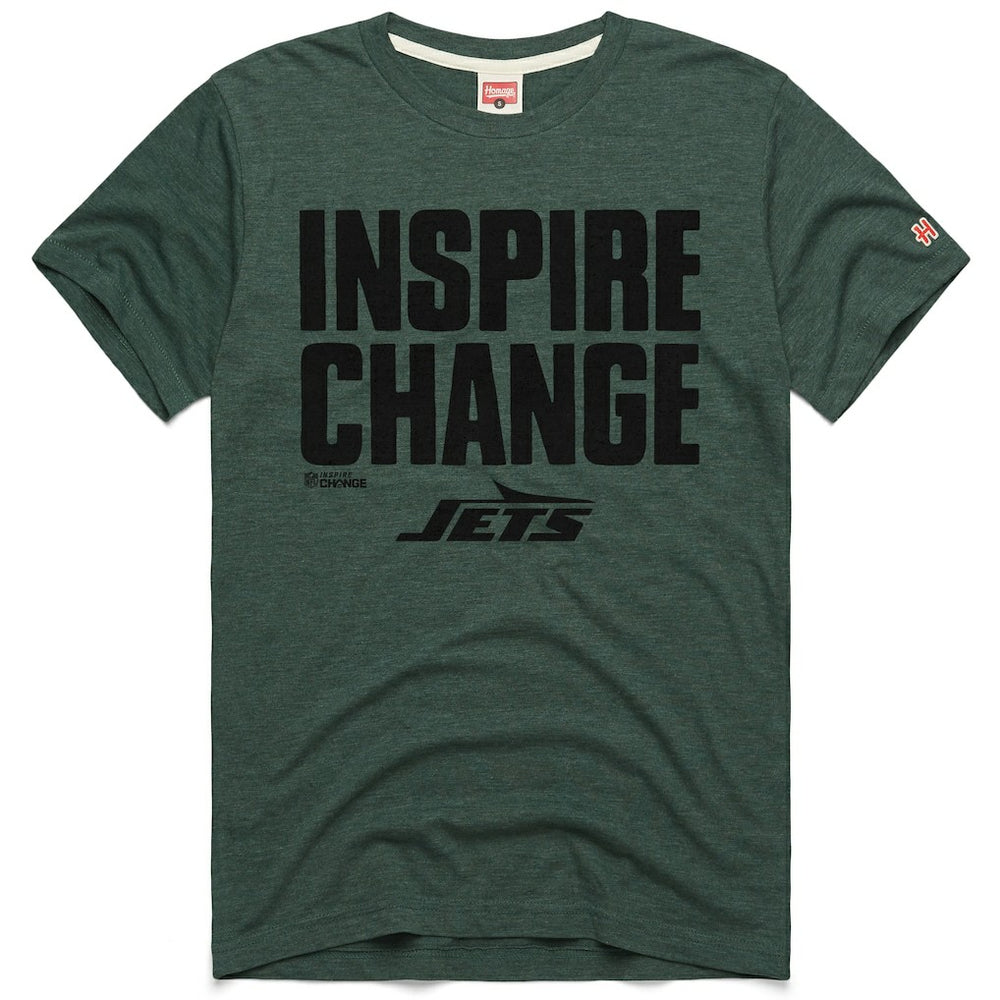 Homage Unisex 2024 Inspire Change Tri-Blend T-Shirt - New York Jets