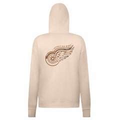 NHL Khaki Detroit Red Wings Levelwear Women's Desert Camo Adorn Battalion Pullover Hoodie