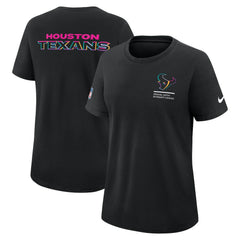 Women's 2025 NFL Crucial Catch Tri-Blend Dri-FIT T-Shirt - Houston Texans