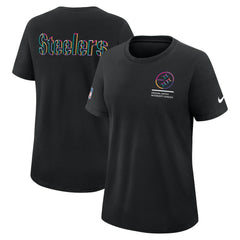 Women's 2025 NFL Crucial Catch Tri-Blend Dri-FIT T-Shirt - Pittsburgh Steelers