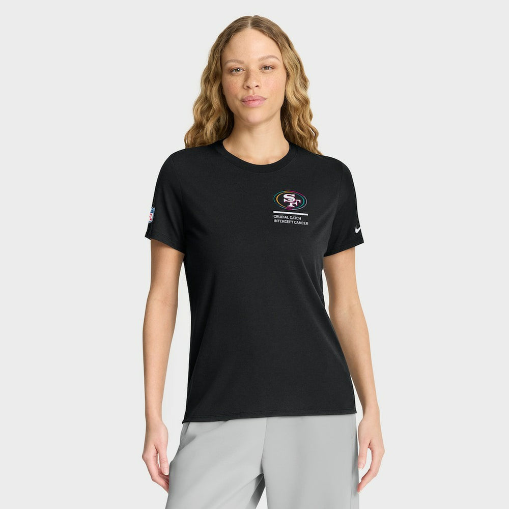 Women's 2025 NFL Crucial Catch Tri-Blend Dri-FIT T-Shirt - San Francisco 49ers