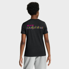 Women's 2025 NFL Crucial Catch Tri-Blend Dri-FIT T-Shirt - Miami Dolphins
