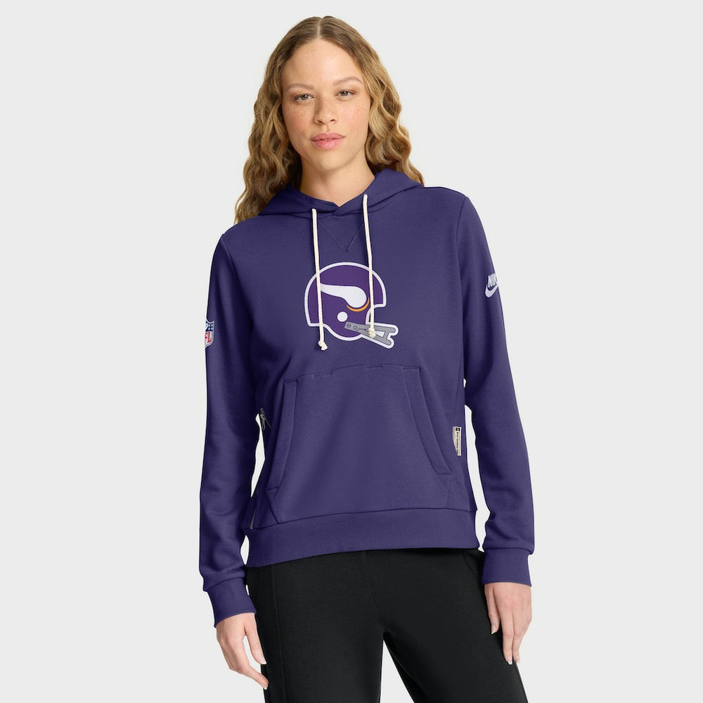 Women's Throwback Sideline Standard Issue Dri-FIT Hoodie - Minnesota Vikings