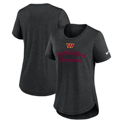 Women's Script Tri-Blend T-Shirt - Washington Commanders