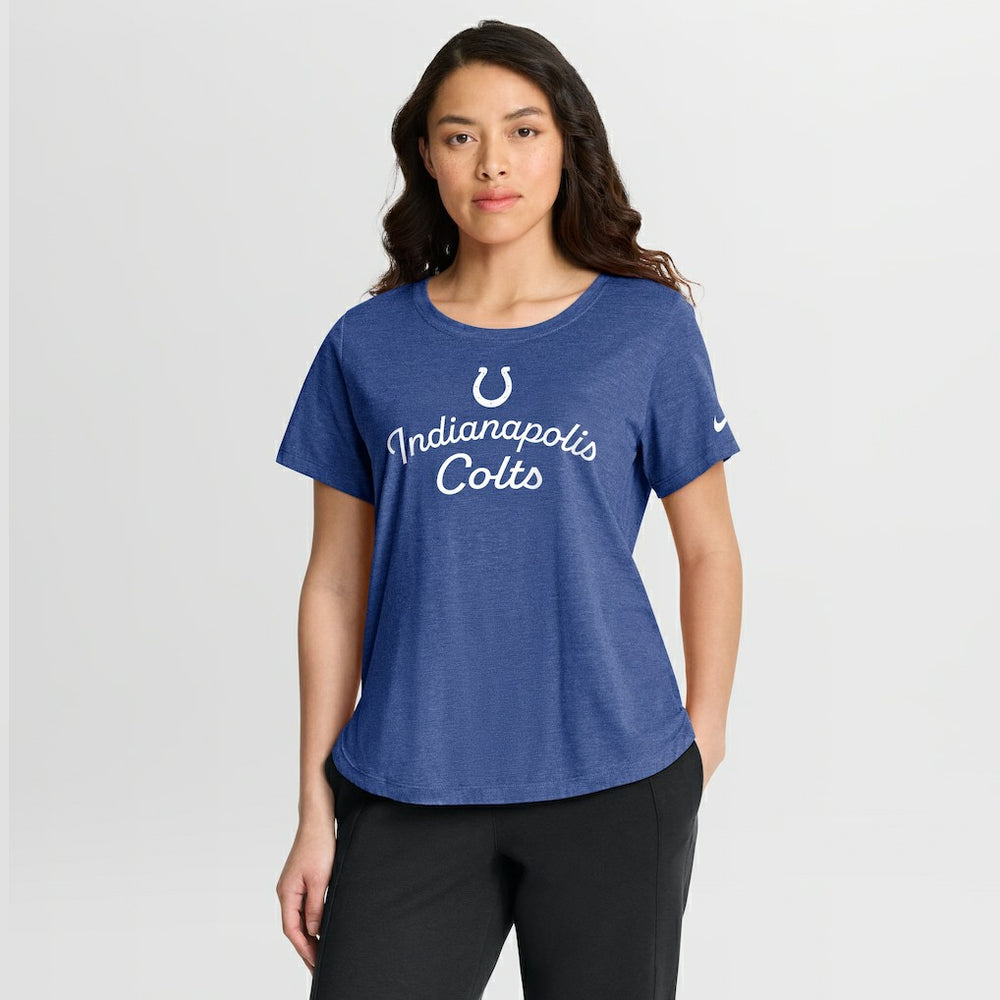 Women's Script Tri-Blend T-Shirt - Indianapolis Colts