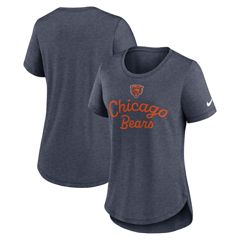 Women's Script Tri-Blend T-Shirt - Chicago Bears