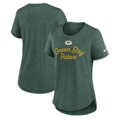 Women's Script Tri-Blend T-Shirt - Green Bay Packers