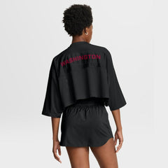 Women's Primetime Cropped Mesh Dri-FIT Fashion Jersey - Washington Commanders