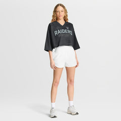 Women's Primetime Cropped Mesh Dri-FIT Fashion Jersey - Las Vegas Raiders