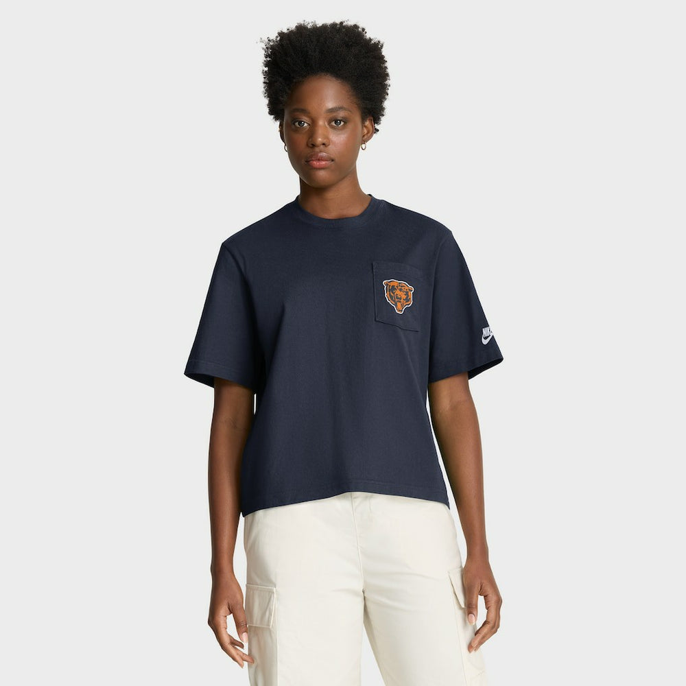 Women's Rewind Pocket Boxy T-Shirt - Chicago Bears