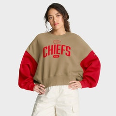 Women's Oversized Rewind Pullover Sweatshirt - Kansas City Chiefs