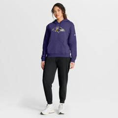 Women's Club Fleece Hoodie - Baltimore Ravens