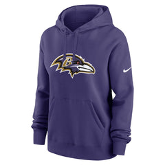 Women's Club Fleece Hoodie - Baltimore Ravens