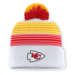 Ghost Cuffed Knit Hat with Pom - Kansas City Chiefs
