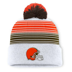Ghost Cuffed Knit Hat with Pom - Cleveland Browns