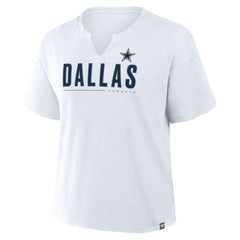 Women's Redzone Slub Boxy T-Shirt - Dallas Cowboys