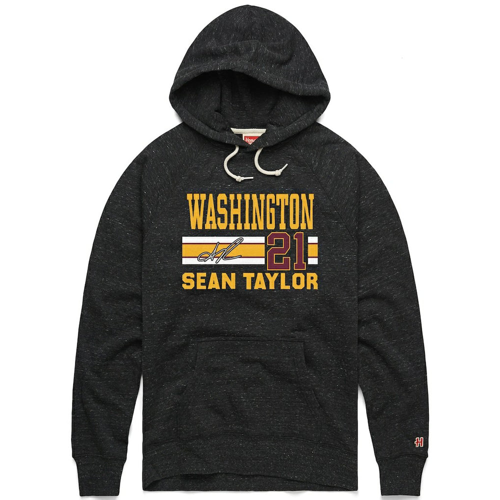 Sean Taylor Homage Unisex Name & Number Tri-Blend Pullover Hoodie - Washington Commanders