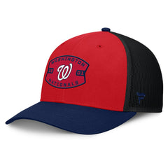 MLB Washington Nationals Fanatics Cutoff Adjustable Trucker Hat