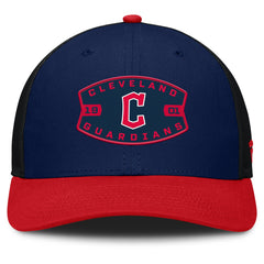 MLB Cleveland Guardians Fanatics Cutoff Adjustable Trucker Hat
