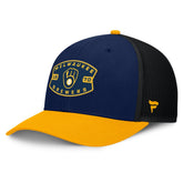 MLB Milwaukee Brewers Fanatics Cutoff Adjustable Trucker Hat