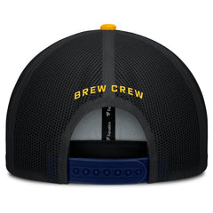 MLB Milwaukee Brewers Fanatics Cutoff Adjustable Trucker Hat