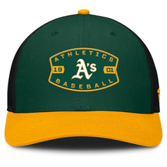 MLB Athletics Fanatics Cutoff Adjustable Trucker Hat