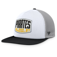 MLB Pittsburgh Pirates Fanatics Cranked Foam Front Patch Trucker Adjustable Hat