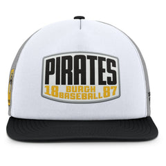 MLB Pittsburgh Pirates Fanatics Cranked Foam Front Patch Trucker Adjustable Hat
